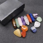 14pcs Pointed Quartz Crystal Chakra Healing Stones And Crystals Set Hexagon Rose