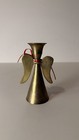 Vintage Brass Angel Taper Candle Holder    
