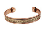 5 Pack Tibetan Pure Copper Magnetic Bracelet Arthritis Pain Therapy Cuff Bangle