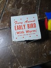 Vintage Early Bird With Worm Wind-up Toy Fairy Animal W  Original Box Rare