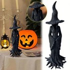 2026 Cracker Barrel Tree Witch Statue Halloween Decor Gift New In Box   20cm
