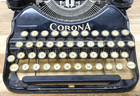 Antique 1924-1926 Corona Four Manual Portable Typewriter Untested As-is
