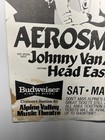 Aerosmith Original Concert Poster Alpine Valley Johnny Van Zant 5 28 84 11x17