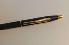 Vtg Cross Century Classic Twist Mechanical Pencil Matte Black   23k Gold Plated