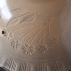 Vintage Ceiling Light Lamp Shade Globe 3 Hole  Art Deco- Floral-10 5 