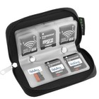 Memory Card Case Fits Up To 22x Sd Sdhc Micro Sd Mini Sd And 4x Cf Holder With 2