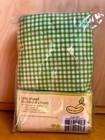 Beansprout Apple Green Gingham Check Crib toddler Bed Fitted Sheet Poly cotton