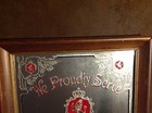 Rare Vintage Stroh s Beer Mirror  maine  Sign  framed 