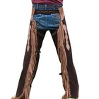Men s Leather Rodeo Chaps Western Style Cowboy Gear Bull Riding Chaps Rdcp503