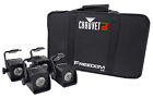 Chauvet Dj Freedom H1 X4 4  Wireless Church Stage Wash Lights bag charger remote
