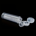 20 Pack 0 75 In 19 0 Mm Coin Capsule Holders W  Storage Tube Fit 4 Us Cent Penny
