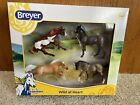 Breyer Horse Stablemates Wild At Heart Set Of 4 Stablemate Horses  New 