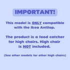 Catchy For Stokke Tripp Trapp High Chair Baby Toddler Food Mess Catcher