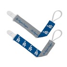 Babyfanatic - Los Angeles Dodgers - Mlb Pacifier Clip 2-pack