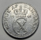 1941 Denmark 5 Five Ore - Aluminum Coin - Europe - World Coin - World War Ii Era