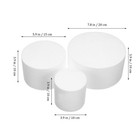  3 Pcs Cake Round Fake Cake Dummies Fake Triple Tier Wedding Cake For Displaying