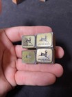 4 Vintage John Deere Advertising  Printing Blocks Tractor Logo Farm Combine
