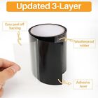 Flex Waterproof Tape Rubberized Tape 4  X 5ft Heavy Duty Repair Seal Patch Black