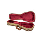 Crossrock Master Series Soprano Ukulele Case For 21   Long Neck   Fabric Tweed