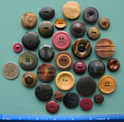 Antique Vintage Vegetable Ivory Buttons Vi 30 Pcs Different Pattern Color Lot 5