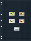  4 75 Scott Value - 1964 Belize Br Honduras Birds Overprint Govt  Cv Mnh Nh Umm