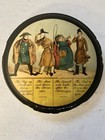 Antique Papier Mache Satirical Snuff Box  King George Iv   His Court W  Heath