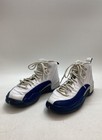 Air Jordan 12 Retro Gg French Blue White Basketball Shoes Youth Size 6y Coa