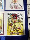 Iraq- Vintage Iraqi Commemorative Souvenir Sheets Saddam Hussein  Lot Of 4