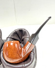 L j  Peretti Smooth Medium Bent Billiard W Near Pristine Saddle Stem -boston Usa