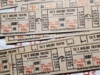 60 Lot Vtg Tal s Sky Line Drive In Movie Theater Tickets Coffeyville Ks Theatre