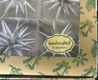 6 Vtg Mcm Starburst Atomic Sputnik Christmas Stars Ornaments With Box Germany
