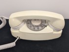 Antique Telephone Western Electric White Ivory Rotary Dial Princess Phone Works 