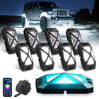Mictuning 48w 8 Pods Rgbw Led Rock Lights Multicolor Changing Underglow Neon Kit