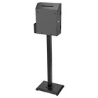 Suggestion Box With Stand  Floor Standing Offering Box  Heavy Duty Metal Locking
