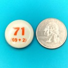 Vintage Pinback Button 71  69 2  Humor Funny Badge Pin Free Love Hippy