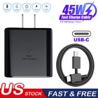 45w Super Fast Charging Type C Wall Charger cable Fit Samsung Galaxy S23-s20 Mo