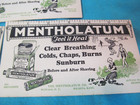 3 New Old Stock Mentholatun Ink Blotters