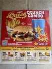 One  1  Sheet Of Carl s Jr Coupons Great Deals Fast Food Expiration 09 02 25