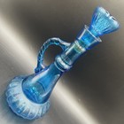 Vintage 1973 Jim Beam Genie I Dream Of Jeannie Blue Glass Liquor Decanter Bottle