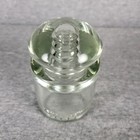 Vintage Hemingray No 37 - 51 Clear Glass Insulator - Made In Usa Perfect 