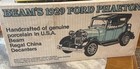 Vtg Jim Beam Whiskey 1929 Ford Model A Phaeton Car Auto Decanter Bottle With Box