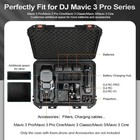 Case For Dji Mavic 3 Pro Drone  Waterproof Hard Cases With Foam For Mavic 3 Pro