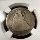1861-o Liberty Seated Half Dollar Csa Obverse Straight Graded Ngc Ag3 Die Crack