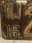 1916 New Jersey License Plate Model A T Ford Chevy Buick Large Tag   16 Nj 26906