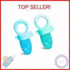 Munchkin Baby Feeder For Fresh Food And Fruit  2 Pack  Blue mint