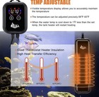 Aqqa Double Tubes Quartz Aquarium Heater Aq-020 500w - A0185
