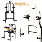 Sex Chair Erotic Bondage Furniture Bdsm W  Armrest Chair Sex Position Aid Chair