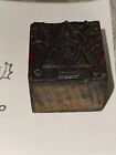 Printing Letterpress Antique Printer Type Block Decorative Print Cut  158