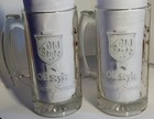 Vintage Old Style Beer Glass Mugs Set Of 2 Collector Series Ii Flying Geese 80 s