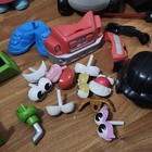 Mr Mrs Potato Heads Lot 50 Pieces Mix Figures Parts 1985 2002 Playskool Hasbro